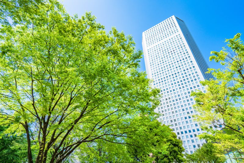 西新宿のビル